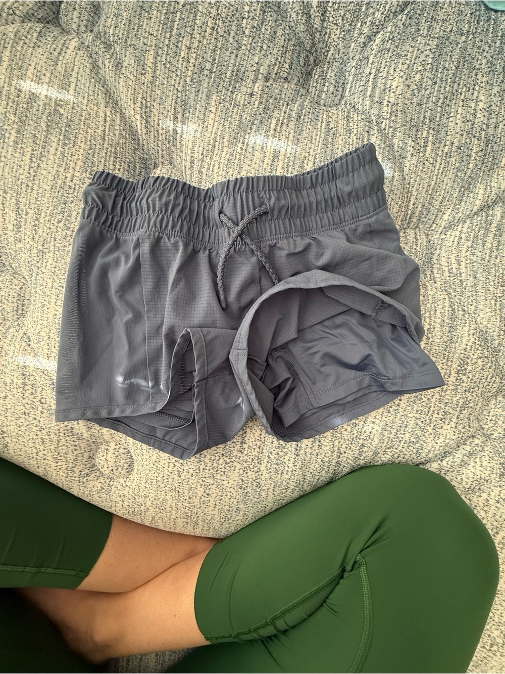 🎾 NWOT Girl’s Youth Medium all in motion Dusty Blue Athletic Shorts Size 8 (M) 🎾